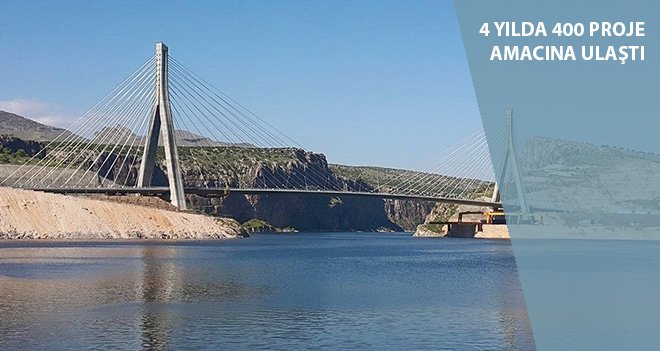 4 Yılda 400 Proje amacına ulaştı...