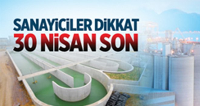 ATIKSU ENERJİ DESTEĞİ İÇİN SON GÜN 30 NİSAN