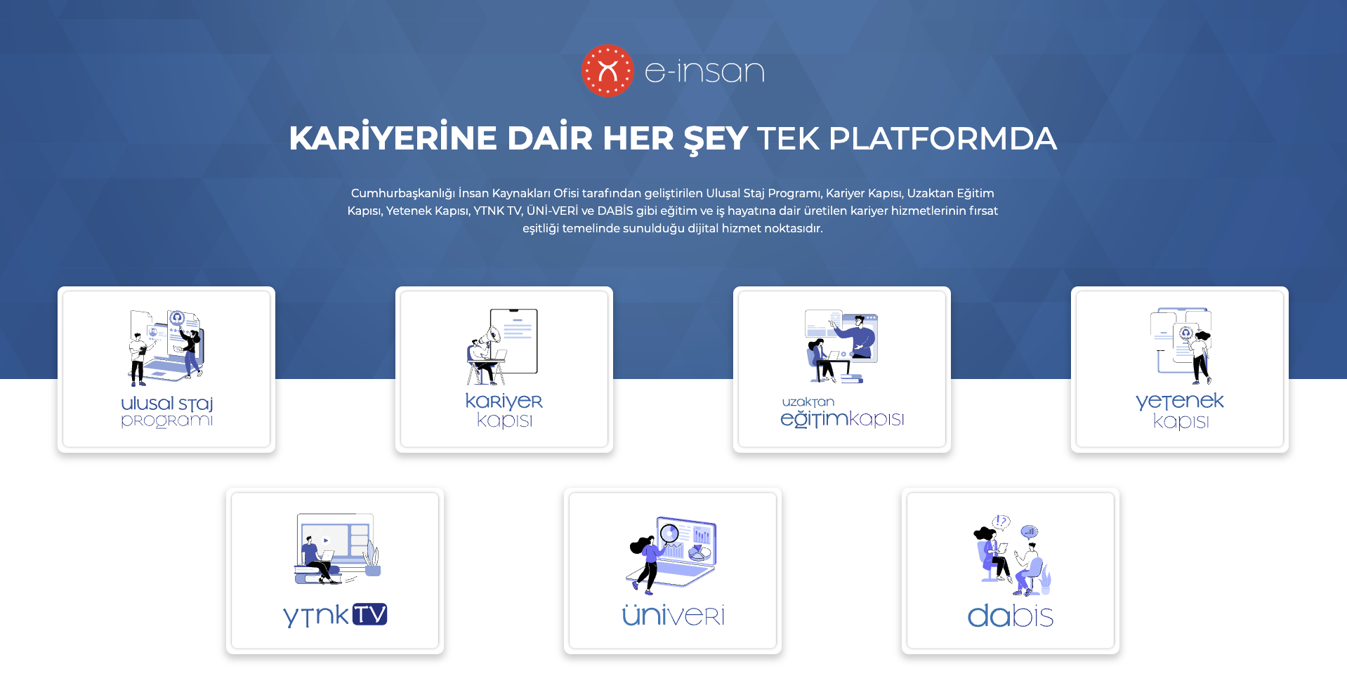 Kariyerine dair her şey tek platformda