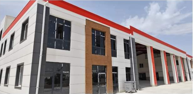 Şanlıurfa Organize Sanayi Bölgesinde Yapımı Devam Eden İtfaiye Binasında Sona Gelindi